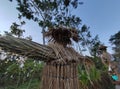 The OBANG ABING Cultural Festival is a tradition to make statues of people from straw as an effort to repel pests,