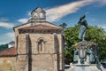 Obdulio FernÃ¡ndez Pando Monument and Oliva church, Villaviciosa, Principality of Asturias, Spain, Europe