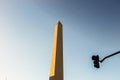 Obelisco Buenos Aires Plaza Argentine Monument Royalty Free Stock Photo