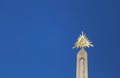 Obelisk with above the golden eye of providence which is a symbo