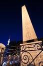 Obelisk and The Blue Mosque Minaret Royalty Free Stock Photo