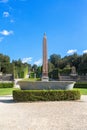Obelisk in Boboli Gardens in Florence Royalty Free Stock Photo