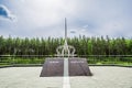 The obelisk on the border of Europe - Asia near Yekaterinburg .