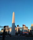 Obelisk in the Buenos Aires, obelisco de Buenos Aires, Argentina Royalty Free Stock Photo