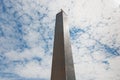 Obelisk column marble blue sky Royalty Free Stock Photo