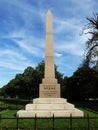 Obelisk dedicated to Speke in Kensington Gardens, London