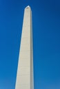 The Obelisk (El Obelisco) in Buenos Aires. Royalty Free Stock Photo