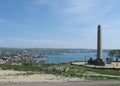 Obelisk of Glory on mount Mitridat, Kerch, Crimea Royalty Free Stock Photo