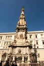 Obelisk of Guglia Immaculate Virgin on Piazza Gesu Nuovo in Naples Naples, Italy