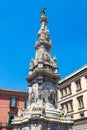 Obelisk Guglia in Napoli Royalty Free Stock Photo