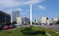 Obelisk `Hero City Kiev` in honor of the victory over fascism