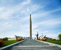 Obelisk Hero City Minsk in Belarus