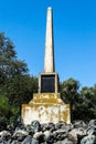 The obelisk in honor of king Carol I