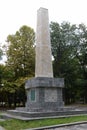 Obelisk in honor of the 20th anniversary of the liberation of Novorossiysk from White Guard gangs and interventionists