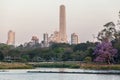 Obelisk in Ibirapuera Sao Paulo Royalty Free Stock Photo