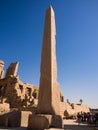 Obelisk at Karnak temple Luxor, Egypt Royalty Free Stock Photo