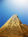 Obelisk in Karnak Temple at Tebe Royalty Free Stock Photo