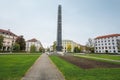 Obelisk at Karolinenplatz Square - Munich, Bavaria, Germany Royalty Free Stock Photo