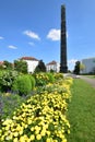 Obelisk in Karolinenplatz square in Munich, Germany Royalty Free Stock Photo