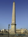 Obelisk of Louxor in Paris. Royalty Free Stock Photo