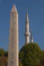 Obelisk and Minerats Royalty Free Stock Photo