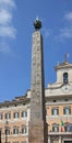 Obelisk of Montecitorio in Rome, Italy