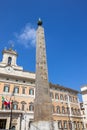 Obelisk of Montecitorio in Rome