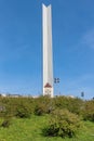 Obelisk Monument First Non Aligned Movement Summit in Belgrade, Serbia.