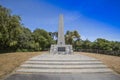 The obelisk monument at Knights Point