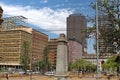 Obelisk in a park in Johannesburg CBD