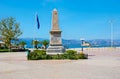 The Obelisk in Philellinon Square, Nafplio, Greece