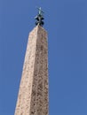 Obelisk at the Piazza di Spagna Royalty Free Stock Photo