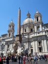 Obelisk, Piazza Novona, Rome, Italy Royalty Free Stock Photo