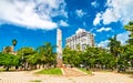 Obelisk at the Plaza de Armas in Asuncion, Paraguay