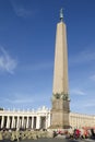 The obelisk at Saint Peters Square in Vatican