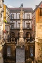 Obelisco di San Gennaro, monumental column in the historic center of the city of Naples, Italy