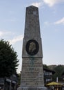 Obelisk in Schoenau at the Koenigssee, Germany, 2015