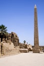 Obelisk at The Temple of Karnak Royalty Free Stock Photo