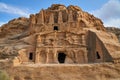 Obelisk tomb at ancient city of Petra, Jordan Royalty Free Stock Photo