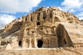 Obelisk Tomb and Bab Al-Siq Triclinium, Petra, Jordan Royalty Free Stock Photo