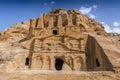 The Obelisk Tomb and Bab as Siq Triclinium at the ancient Nabataean city of Petra, Jordan Royalty Free Stock Photo