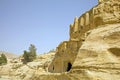 Obelisk Tomb & the Triclinium, Petra, Jordan. Royalty Free Stock Photo