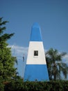 Obelisk at Triple Fronteir landmark, Argentina