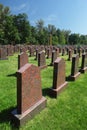 Obelisks and the bell at the Military Memorial