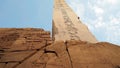 Obelix in Karnak Temple in Luxor