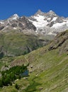 Ober Gabelhorn Royalty Free Stock Photo