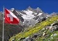 Ober Gabelhorn - Swiss Alps Royalty Free Stock Photo