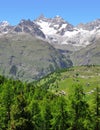 Ober Gabelhorn - Swiss alps Royalty Free Stock Photo