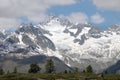 Ober Gabelhorn and Wellenkuppe Royalty Free Stock Photo