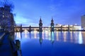 Oberbaum bridge berlin Royalty Free Stock Photo